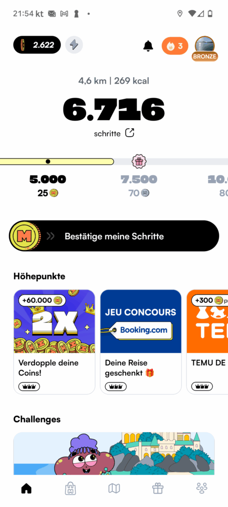 Startseite Macadam App